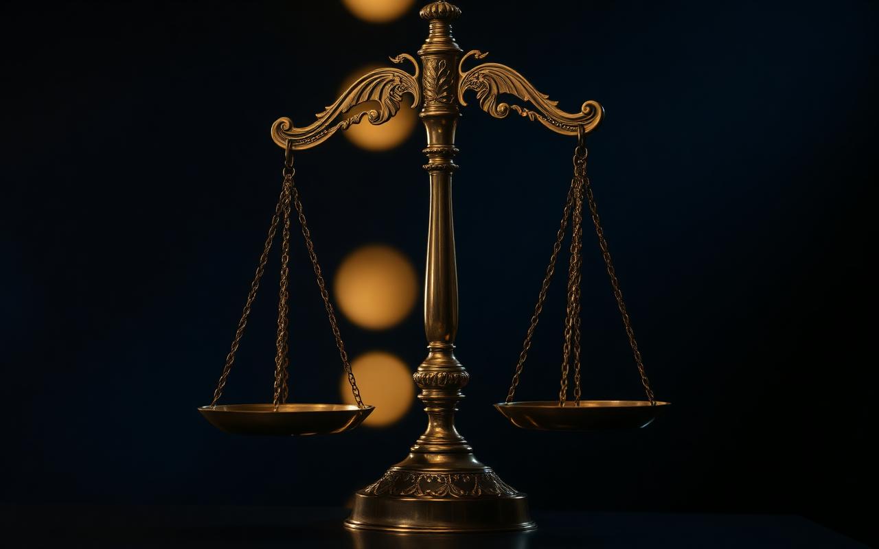 Scales of justice representing Florida bail bond services